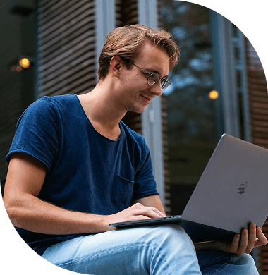 People talking to each other in an office